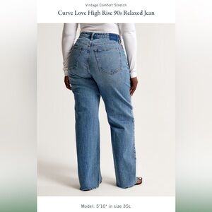 Abercrombie Curve Love High Rise 90s Relaxed Jean